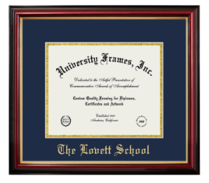 Lovett Diploma Frame