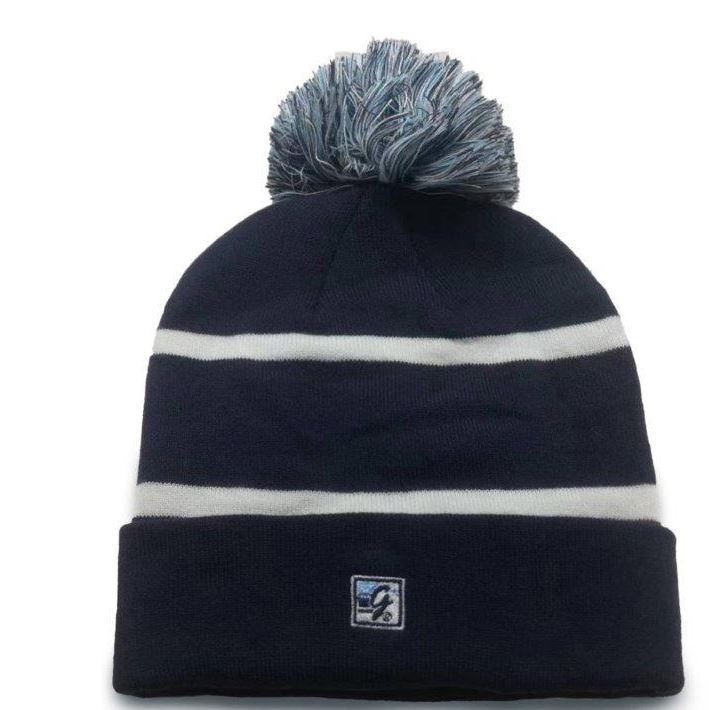 The Game Knit Hat with Pom