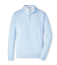Peter Millar Perth Mini Stripe 1/4 Zip Pullover