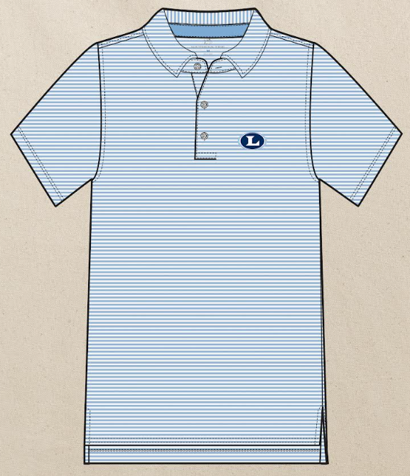 Southern Tide Meadowbrook Stripe Coastal Breeze Polo