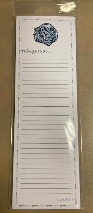 Lovett 'To Do' Magnetic Notepad