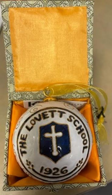 Lovett Crest Cloisonne Ornament