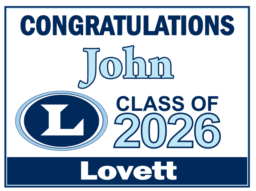 Graduation Yard Sign