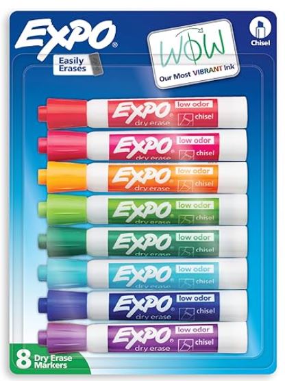 Expo Low Odor Dry Erase Markers Set of 8