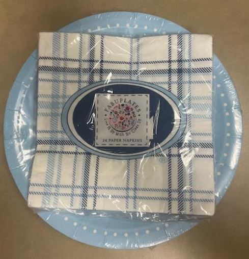 Lovett Paper Plate & Napkin Set