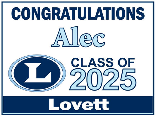 Graduation Yard Sign