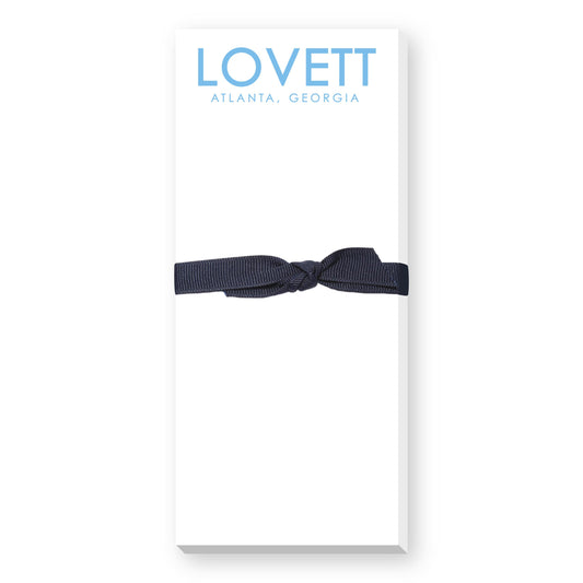 Lovett Skinny Notepads