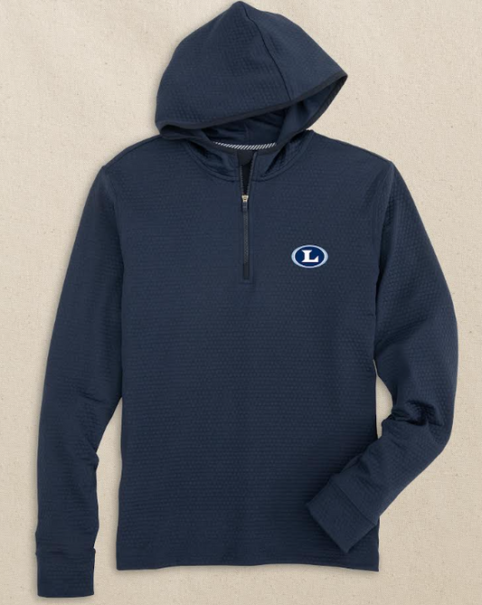 Southern Tide Scuttle Heather Hoodie Performance 1/4 Zip