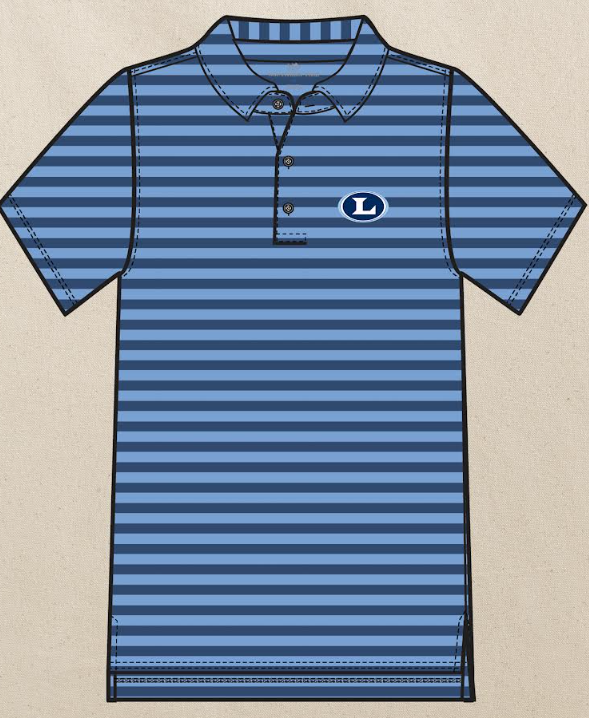 Southern Tide Heather Stripe Coastal Breeze Polo
