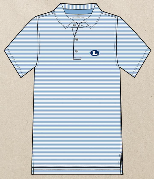 Southern Tide Meadowbrook Stripe Coastal Breeze Polo
