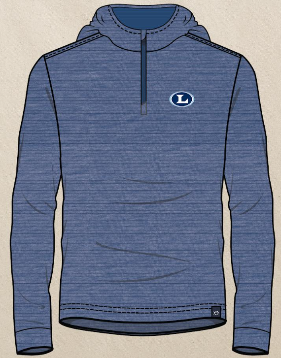 Southern Tide Youth Ottoman Heather 1/4 Zip Hoodie