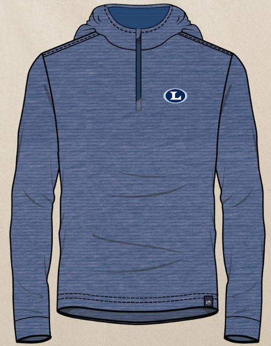 Southern Tide Youth Ottoman Heather 1/4 Zip Hoodie