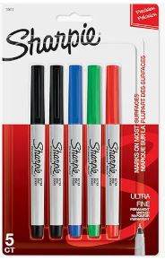 Sharpie Ultra Fine 5 pack