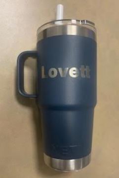 Lovett Yeti Rambler with Straw