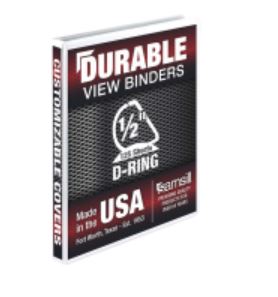 Samsill Binder 0.5" Durable View