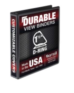 Samsill 1.5" Durable View Binders