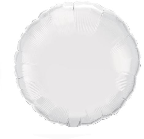 Solid 18" Round Mylar Balloons